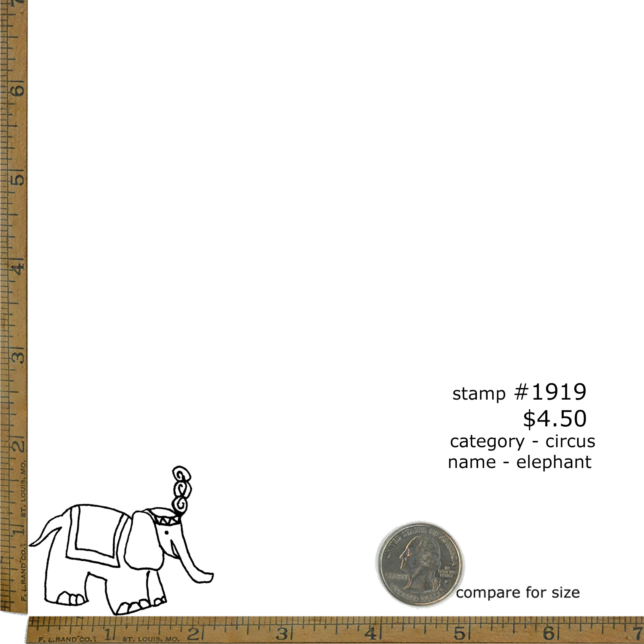 #1919 - Elephant - Circus